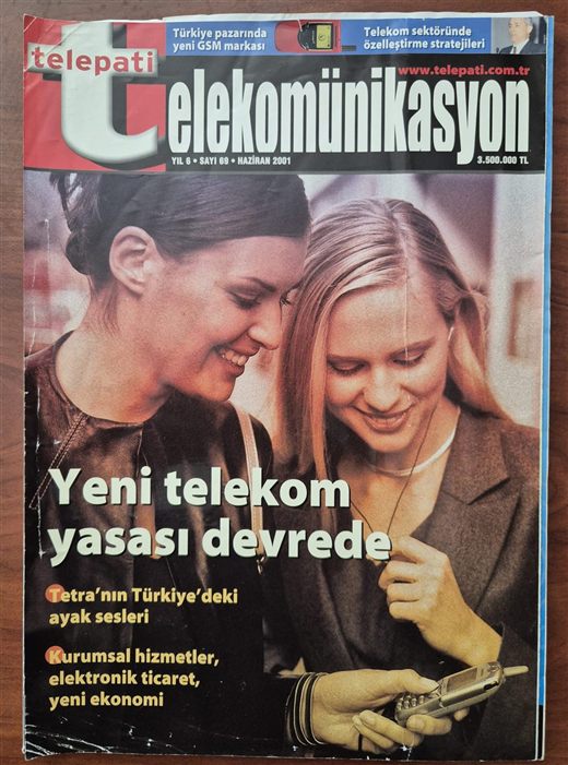 The Telepati issue's own cover — year 6, number 69, June 2001 — which is where the date on this citation comes from